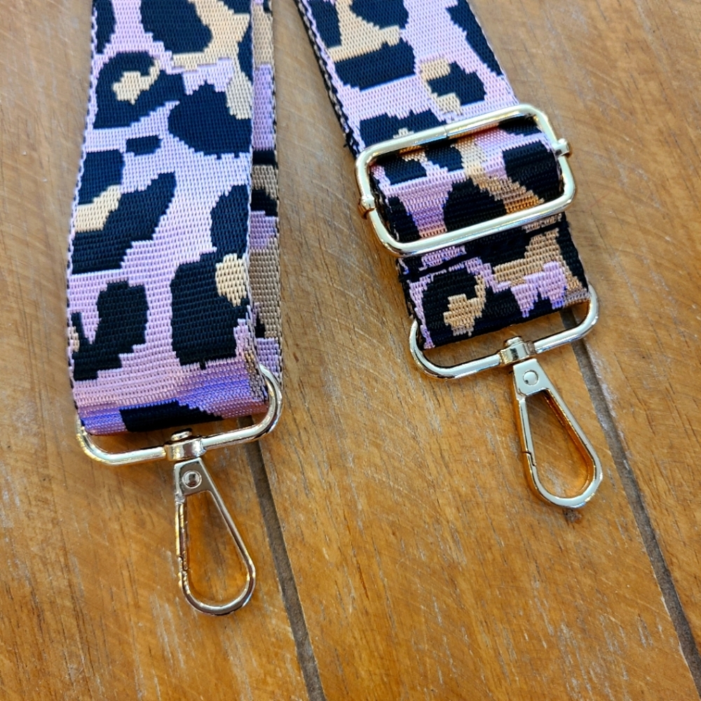 NWOT animal print adjustable purse strap